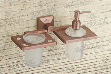 Tumbler Holder With Liquid Soap Dispenser