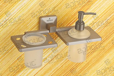 Tumbler Holder With Liquid Soap Dispenser