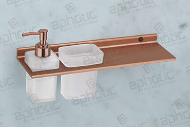 Liquid Holder With Tumbler Holder With Shelf