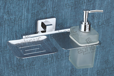 Soap Dish With Liquid Soap Dispenser