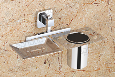 Soap Dish With Tumbler Holder