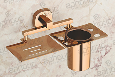 Soap Dish With Tumbler Holder