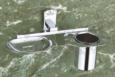 Soap Dish With Tumbler Holder