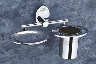 Soap Dish With Tumbler Holder