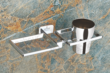 Soap Dish With Tumbler Holder