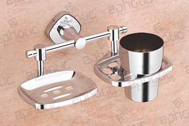 Soap Dish With Tumbler Holder